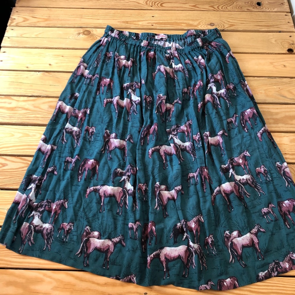 Cath Kidston Horse Pull-On Skirt